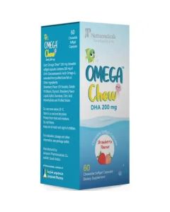 كبسولات Jp Omega Chew DHA 200 ملغ 60 كبسولة