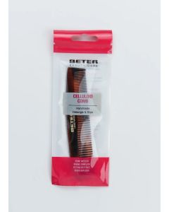 Beter 12023 Styler Comb Celluloid Hand Made