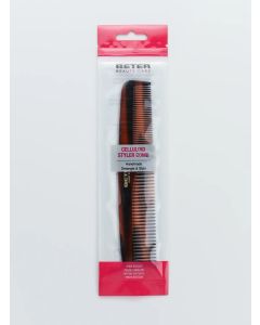Beter 12026 Styler Comb Celluloid Hand Made