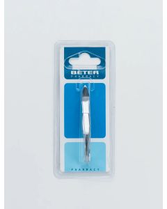Beter Chrome-Plated Straight Point Tweezers 7.2Cm