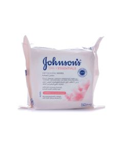 Johnson Daily Essentials Refreshing Wipes 25 Wipes