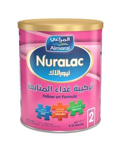 حليب الأطفال المراعى نورالاك المرحلة الثانية من النمو 400 جم