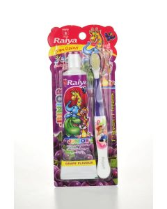 Raiya Junior Grape Tooth Paste 75 G + Tooth Brush