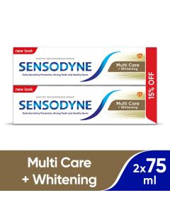 Sensodyne Multi Care Whitening Plus Tooth Paste 75 ML Twin Value Pack