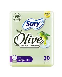 Sofy Olive Oil Slim Pads Large 29 Cm 6X30