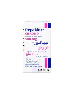 ديباكين كرونو لعلاج نوبات الصرع 500 ملجرام 30 قرص