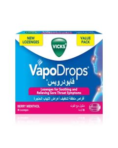 Vicks Vapodrops Berry 36 Pcs