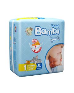 سانيتا بامبي حفائض أطفال مولود جديد 19*3