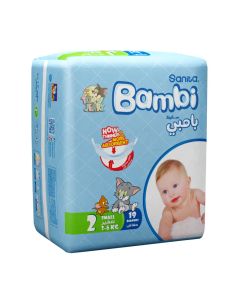 سانيتا بامبي حفائض أطفال عبوه صغير 19*4