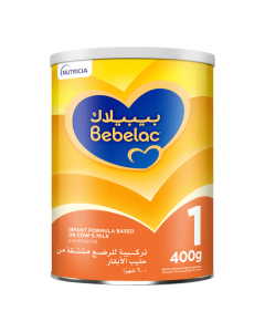 بيبيلاك ١ تركيبة حليب خالية من زيت النخيل المرحلة ١ للرضّع، من الولادة حتى عمر ٦ اشهر ٤٠٠ جرام