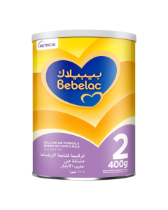 بيبيلاك ٢ تركيبة حليب خالية من زيت النخيل المرحلة ٢ لمتابعة الرضاعة، من عمر ٦ حتى ١٢ شهراً ٤٠٠ جرام