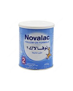 حليب نوفالاك المرحلة 2 لمتابعة نمو الأطفال من 6 إلى 12 شهر 400 جم