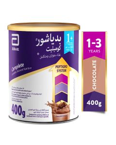 بدياشور كومبليت 1+ غذاء متوازن , مسحوق شوكولاتة 400 غ