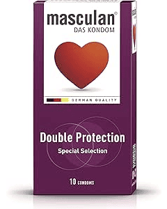 مسكولان حماية مزدوجة 10 حبة-MASCULAN