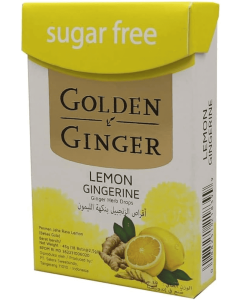 جولدن جينجر أقراص الزنجبيل بنكهة الليمون 45 جرام - GOLDEN G