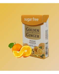 جولدن جينجر أقراص الزنجبيل بنكهة البرتقال 45 جرام - GOLDEN