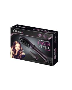 فرشاة أوكيما الحرارية مع مملس الشعر 2 في 1 Ok-715 7156
