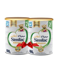 سيميلاك جولد حليب أطفال رقم (2) (2*800 جم)